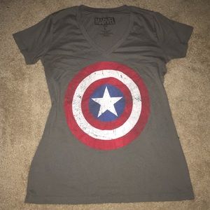 Captain America V-Neck